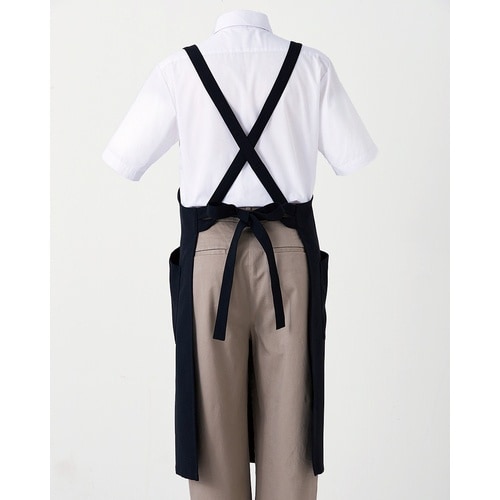 サンペックス 胸当てエプロン ブラック F