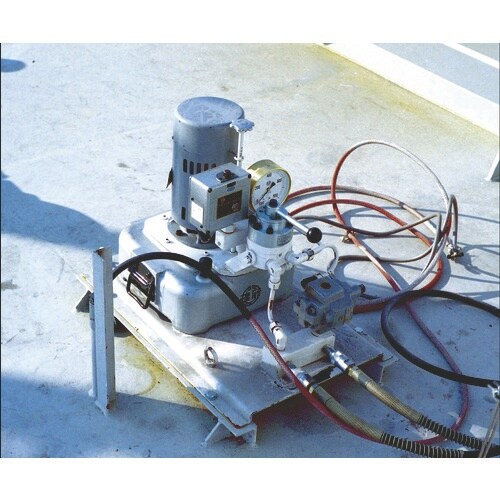 RIKEN ポンプ式油圧ジャッキ 電動ポンプ 容量