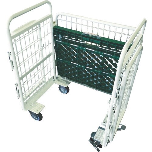 TRUSCO 折りたたみ式網台車 アミーゴカーゴ
