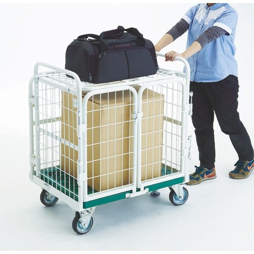 TRUSCO 折りたたみ式網台車 アミーゴカーゴ