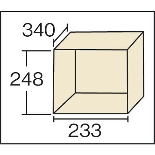 TRUSCO シューズケース 6人用 293X38