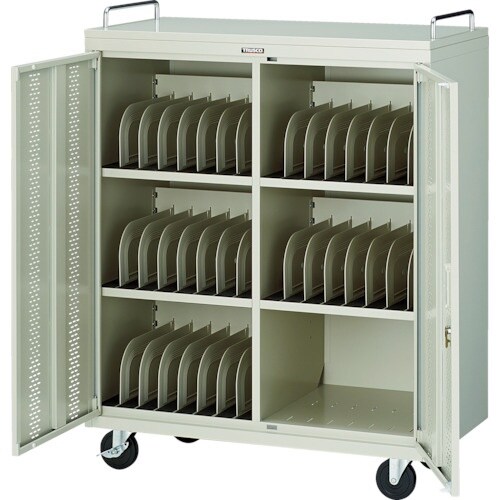 TRUSCO タブレット収納ロッカー 40台用