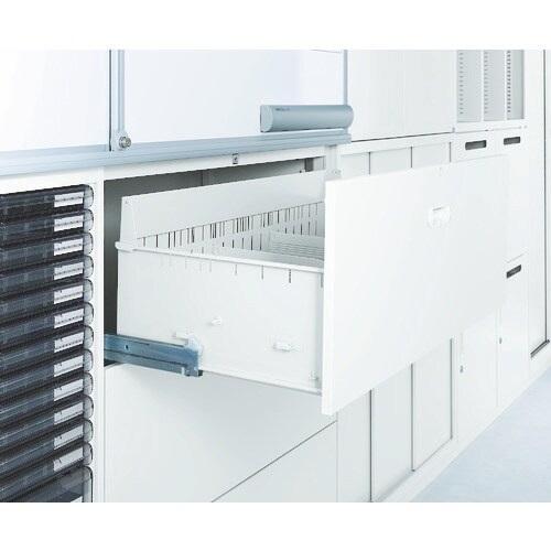 TRUSCO ユニット型壁面書庫 ラテラル2段 H