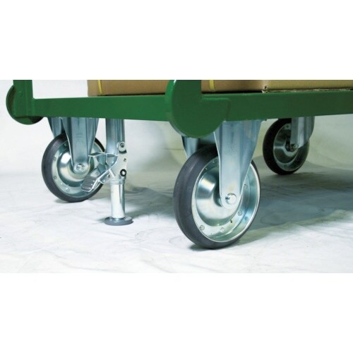 TRUSCO 鋼鉄製運搬車 900X600 三面パ