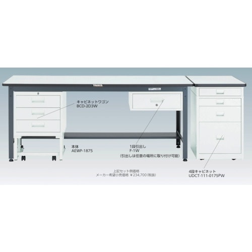 TRUSCO 中荷重作業台(250kg)AEW型