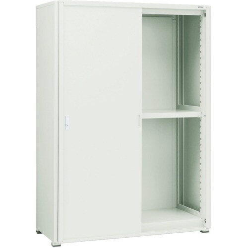 TRUSCO M3型棚 背板・引違扉付 W1200