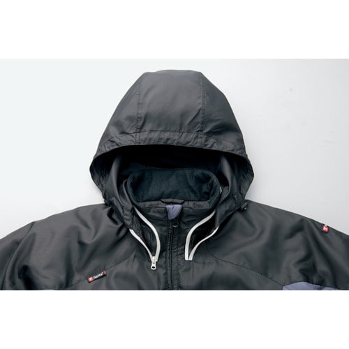 アイトス フードイン中綿ジャケット 10304ブラ