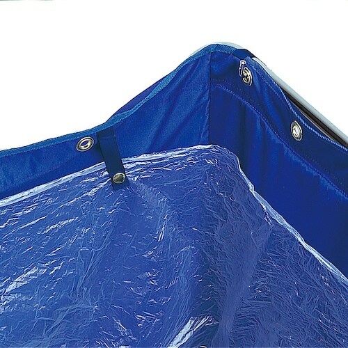 テラモト BMダストカー 替袋(抗菌防臭) 青