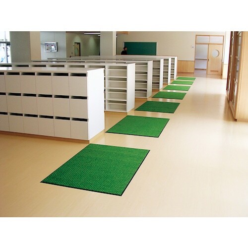 テラモト 屋内マット ハイペアロン オリーブグリー
