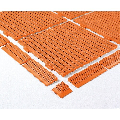 テラモト エコジョイントスノコ 角ふち オレンジ