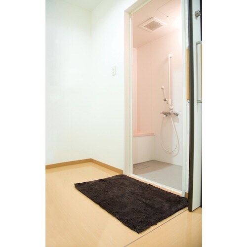 テラモト Ag+快適バスマット ブラウン 600×