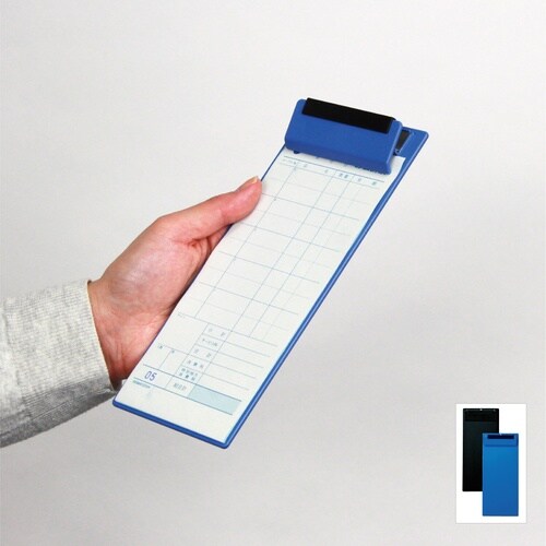 OP クリップボード ミニロング 青