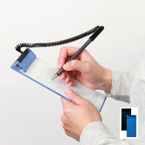 OP クリップボード ミニロング 青