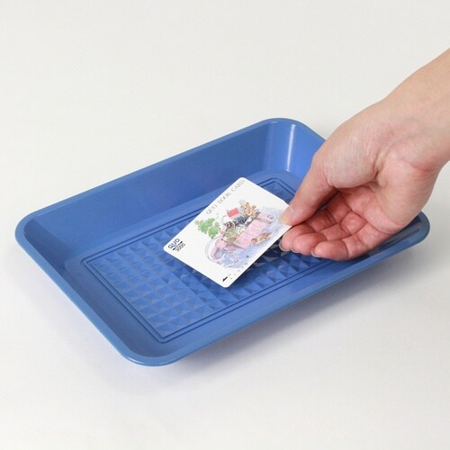 OP 角型カルトン ゴム無 A5サイズ 青