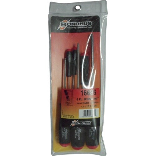 BONDHUS ボールポイント・ドライバー メッキ