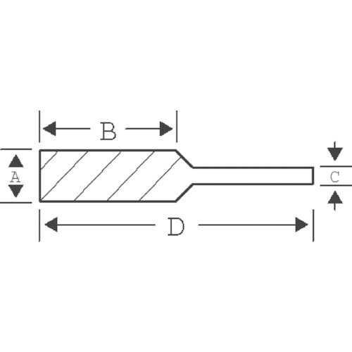 BAHCO 砲弾形超硬ロータリーバー シングルカッ