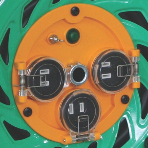 NICHIDO 防雨・防塵型電工ドラム 20m 接