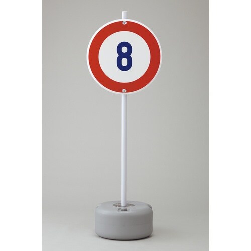 緑十字 道路標識・構内用 制限速度8キロ 道路32