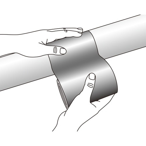 緑十字 配管識別テープ(反射) 黄 AH303(中