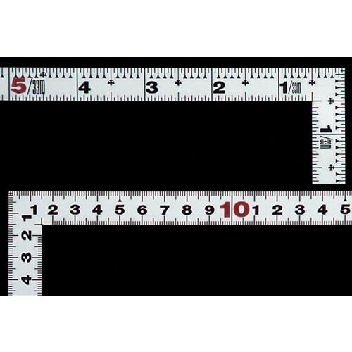 シンワ 曲尺平ぴた シルバー1尺6寸裏面50cm併
