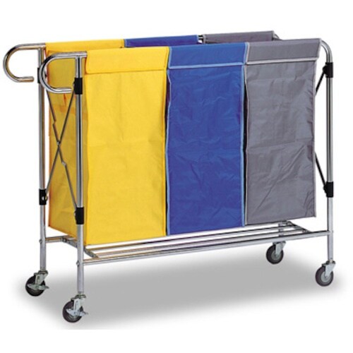 テラモト システムカート替袋E 灰