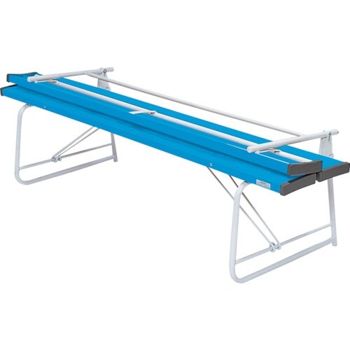 テラモト ベンチ背付1500青