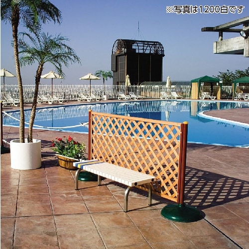 テラモト ホームベンチステン1200青