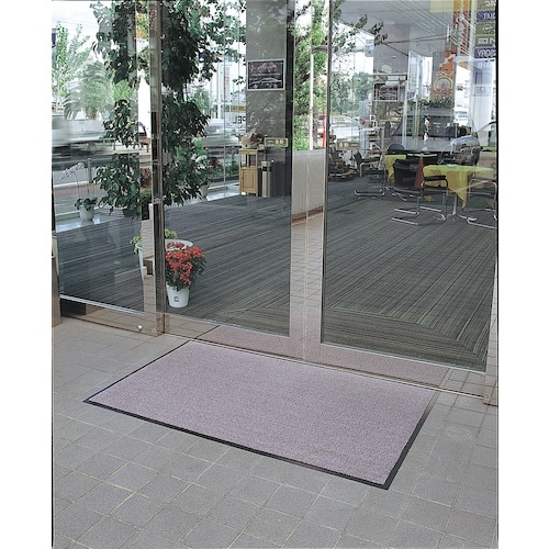 テラモト 屋内マット ニュートレビアン 灰 450