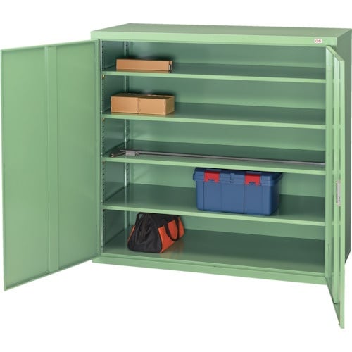 OS ロッカーS(ワイドタイプ) 両開 棚板4枚(