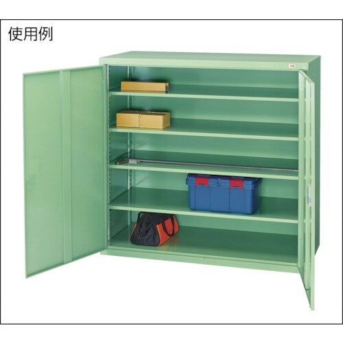 OS ロッカーS(ワイドタイプ) 両開 棚板4枚(