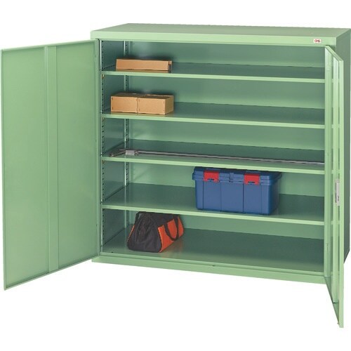 OS ロッカーS(ワイドタイプ) 両開 棚板4枚(