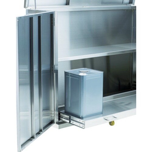 TRUSCO SUS304 一斗缶保管庫 10缶用