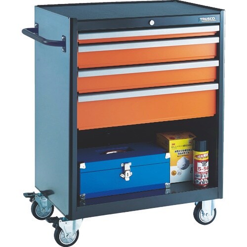 TRUSCO ローラーキャビネット 引出6段 10
