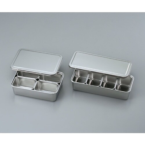 AS ステンレスバット蓋付き(仲子入り)3ツ入