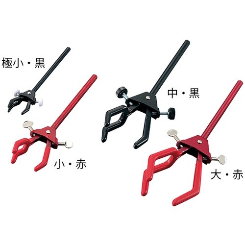 AS カラー両開きクランプ極小・黒