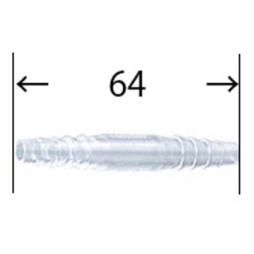AS チューブジョイントPS ストレート型 PP製