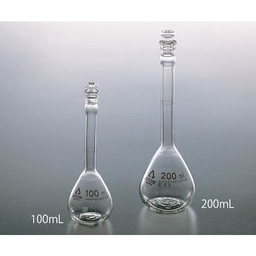 AS 透明ズリメスフラスコ500ml白