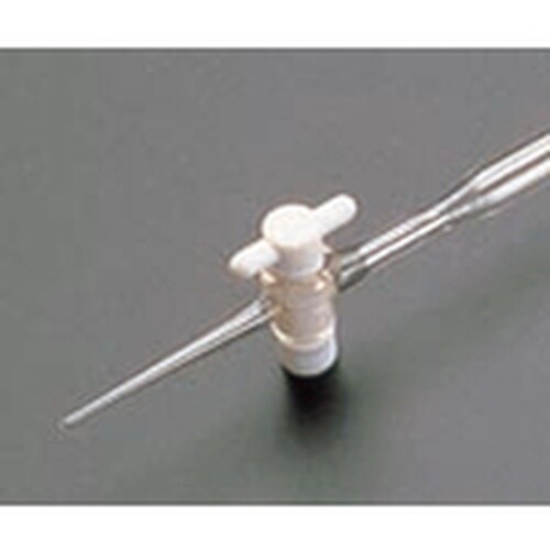 AS 活栓付ビュレット硬質ガラス製白5ml