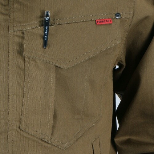 カジメイク T/Cストレッチブルゾン ネイビー L