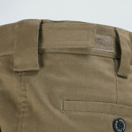 カジメイク T/Cストレッチスラックス Dオリーブ