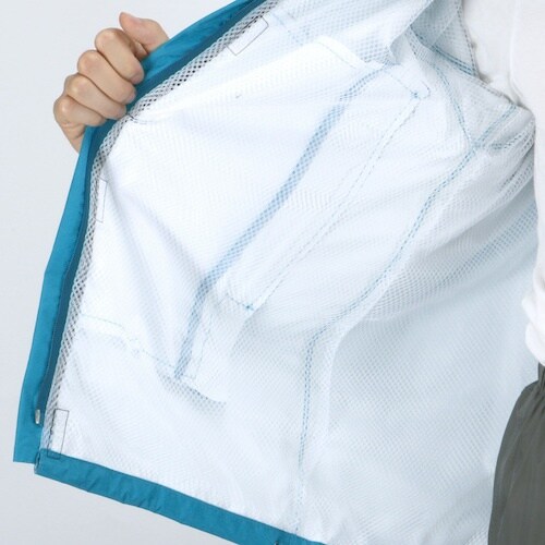 カジメイク KJレインパーカー レッド L