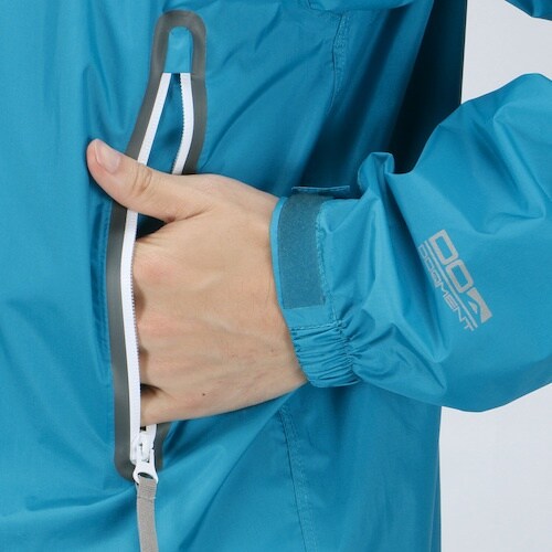 カジメイク KJレインパーカー レッド S