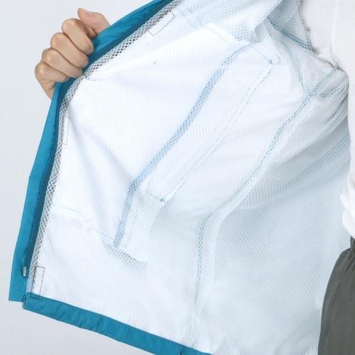 カジメイク KJレインパーカー ブルー 3L