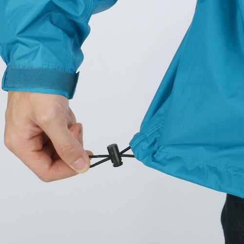 カジメイク KJレインパーカー ブルー L