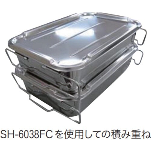 SUGICO ステンレスバット 18−8給食バット