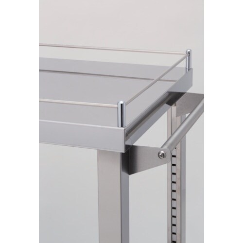 アズマ 4方コボレ止め・引出付ワゴン 2段