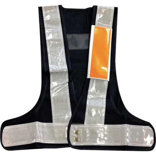 グリーンクロス 安全チョッキ用蛍光高輝度反射ゼッケ