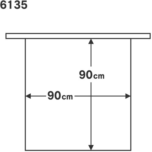 おたふく 6135 エステル 前掛 腰下白・ホワイ