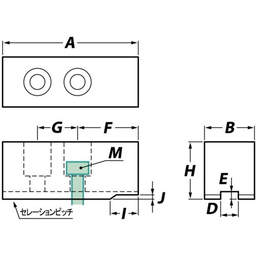 ARM 豊和パワーチャック用鉄生爪HO1MA−15