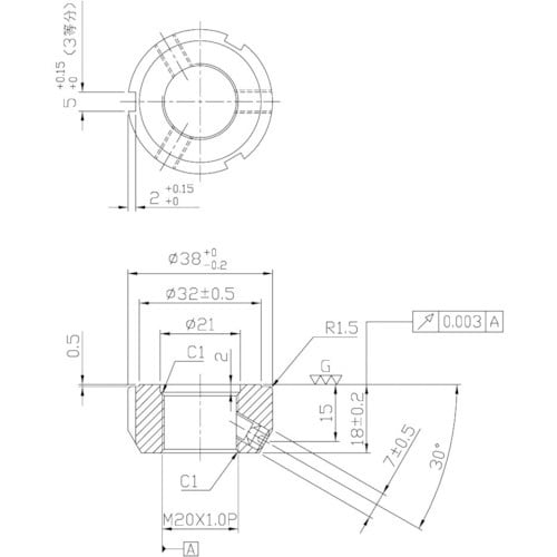 NIKKI 精密ロックナット MFシリーズ M20